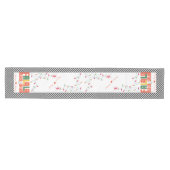 Familie Kerst Karaoke Carols Koor Groep Medium Tafelloper (Horizontaal)