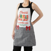 Familie Kerst Karaoke Carols Koor Groep Schort (Insitu)