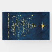 Familie Kerst Karaoke Kerk Carols Service Spandoek (Horizontaal)