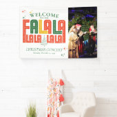 Familie Kerst Karaoke Kerk Carols Service Spandoek (Insitu)