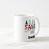 Familie Kerst Keepsake Vakantie Koffiemok (Voorkant rechts)