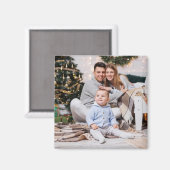 Familie Kerst Kousvuller Magneet (Voorkant / Achterkant)