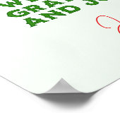 Familie Kerst Magie Gepersonaliseerde Groet Poster (Hoek)