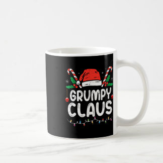 Familie Kerst Pyjama Xmas Lights Grumpy Claus Koffiemok