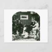 Familie Kerst - Stereoview Feestdagenkaart (Voorkant)