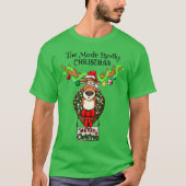  familie kerst T-shirt (Voorkant)