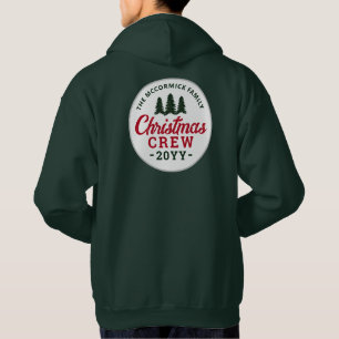  Familie Kerstbomen Aangepast Hoodie