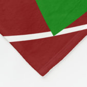 Familie kerstboom Keepomwille Aangepaste foto Fleece Deken (Hoek)