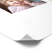 Familie kerstboomfoto Collage Holiday Poster (Hoek)