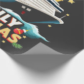 Familie Kerstcruise 2024 Matching Outfit Cadeaupapier (Hoek)