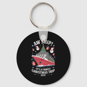 Familie Kerstcruise 2025 Vrolijke Cruisemas Xmas Sleutelhanger