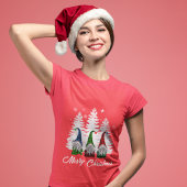 Familie kerstdappere gnomen t-shirt
