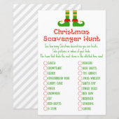 Familie kerstfeest Game PRINED (Voorkant / Achterkant)