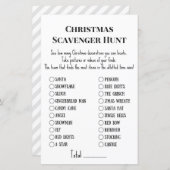 Familie kerstfeest Game PRINED (Voorkant / Achterkant)