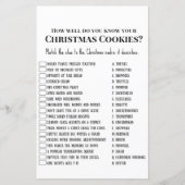 Familie kerstfeest Game PRINED (Voorkant)