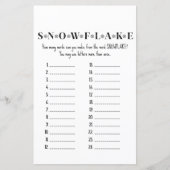 Familie kerstfeest Game PRINED (Voorkant)