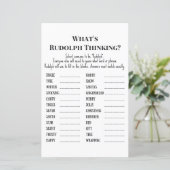 Familie kerstfeest Game PRINED (Staand voorkant)