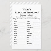 Familie kerstfeest Game PRINED (Voorkant / Achterkant)