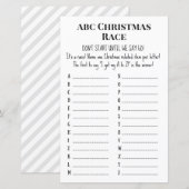 Familie kerstfeest Game PRINED (Voorkant / Achterkant)