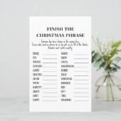 Familie kerstfeest Game PRINED (Staand voorkant)