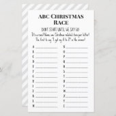 Familie kerstfeest Game PRINED (Voorkant / Achterkant)