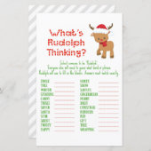 Familie kerstfeest Game PRINED (Voorkant / Achterkant)