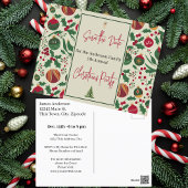Familie Kerstfeest Save the Date Briefkaart