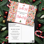 Familie Kerstfeest Save the Date Kerstvakantie Briefkaart
