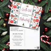 Familie Kerstfeest Save the Date Lelijke Trui Briefkaart