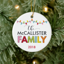 Familie kerstfoto kleurrijke keepaardfoto