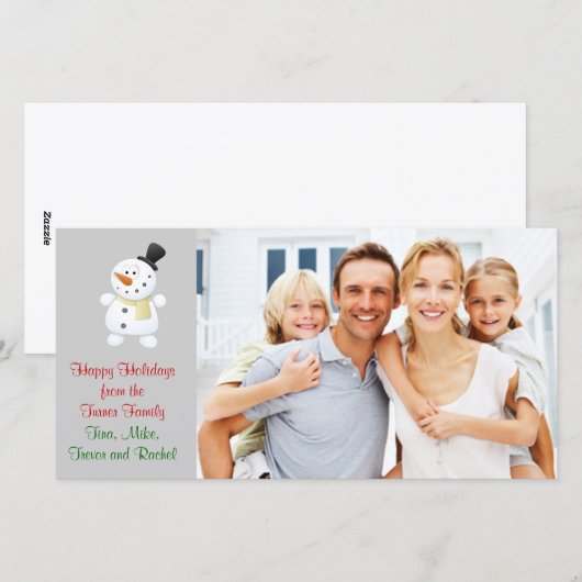 Familie Kerstkaart (Voorkant / Achterkant)