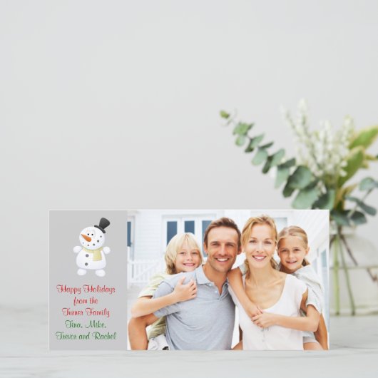 Familie Kerstkaart (Staand voorkant)