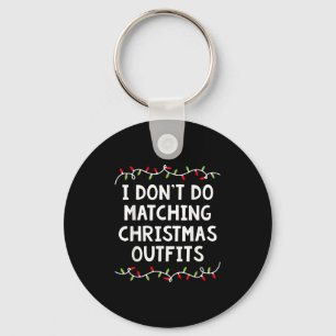 Familie Kerstkoppels Ik doe niet Matching Chris Sleutelhanger