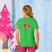 Familie Kerstman Gingerbread Letter A Girl T-shirt