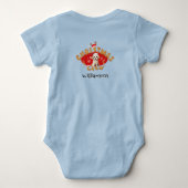 Familie Kerstman Sinterklaas Gengainebrief Letter Romper (Achterkant)