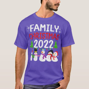 Familie Kerstmis 2022, kerstvakantie familie P T-shirt