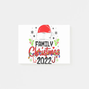 Familie Kerstmis 2022 Matching Squad Santa Elf Fun Post-it® Notes