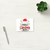 Familie Kerstmis 2022 Matching Squad Santa Elf Fun Post-it® Notes (Kantoor)