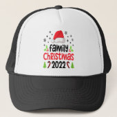 Familie Kerstmis 2022 Matching Squad Santa Elf Fun Trucker Pet (Voorkant)