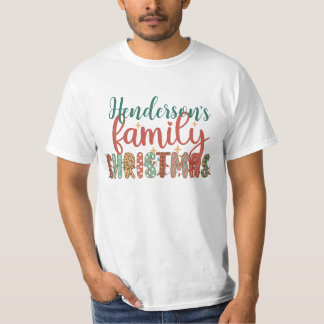 Familie Kerstmis 2022 T-Shirt