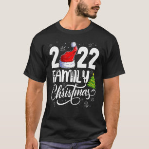 Familie Kerstmis 2022 Team Santa Squad Kerstboom P T-shirt