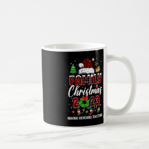 Familie Kerstmis 2023 Matching Squad Santa Elf Fun Koffiemok