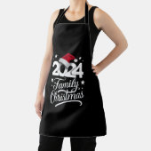 Familie Kerstmis 2024 Bijpassende Pajama Santa Schort (Insitu)
