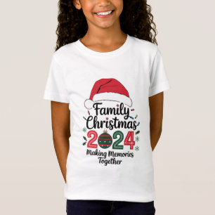 Familie Kerstmis 2024 Herinneringen Maken Samen T-shirt