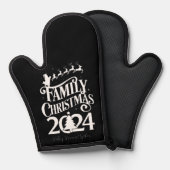 Familie Kerstmis 2024 Herinneringen Samen Matching Ovenwant