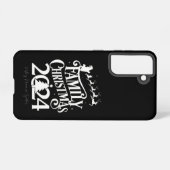 Familie Kerstmis 2024 Herinneringen Samen Matching Samsung Galaxy Hoesje (Achterkant horizontaal)