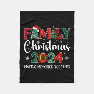 Familie Kerstmis 2024 Matching Outfit Xmas Squad S Fleece Deken