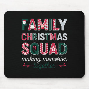 Familie Kerstmis 2024 Matching Squad Santa Elf Fun Muismat