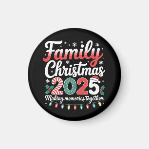 Familie Kerstmis 2025 Matching Outfit Xmas Squad Magneet