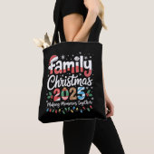Familie Kerstmis 2025 Matching Outfit Xmas Squad Tote Bag (Dichtbij)
